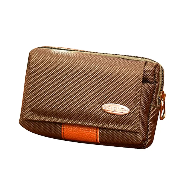 Designer Coin Purse With Zippers Handles