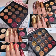Marca Hudas 16 Cores Shimmer Da Paleta Da Sombra Brilho Maquiagem Pigmento Da Sombra Em Pó Paleta Sombra Maquillage Distante Paleti
