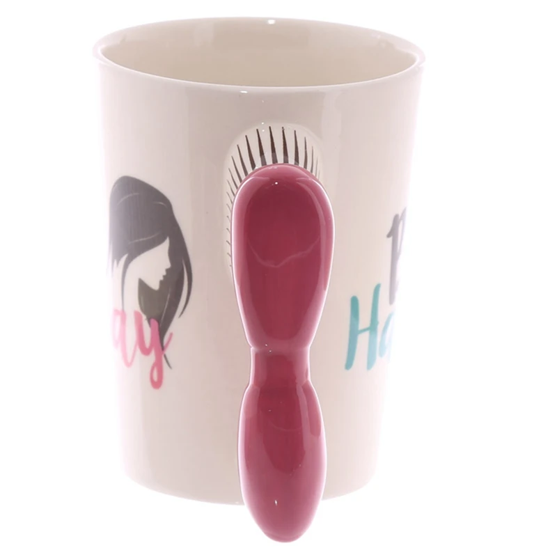 HOT-3D Hand Painted Mugs Girl Tools Beauty Handle Ptinting Tea Coffee Mug Cup Personalized Mugs For Gift