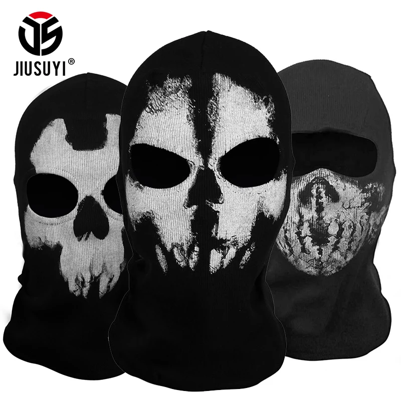 

Original Ghost Masks Skull Balaclava Paintball Costume Helloween Airsoft Actical Full Face Mask CF Game Cosplay Bicycle Mask