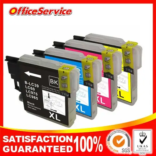 10x совместимый чернильный картридж для Brother LC 985 LC975 LC67 LC1100 LC980 XL принтера DCP 185C 195C