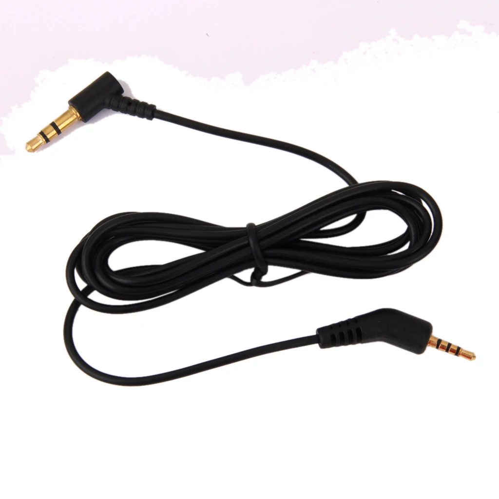 3.5mm Extension Audio Stereo Headphone Cable Cord For QC3 Without Mic