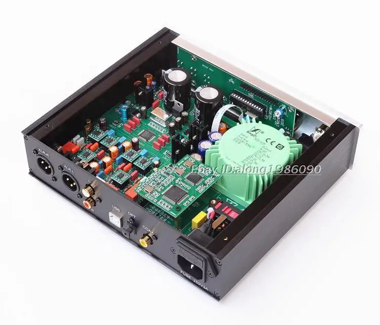 Готовый ES9028PRO DAC DSD / XLR выход + пульт дистанционного управления OPA1611A * 4 LME49990 2 для