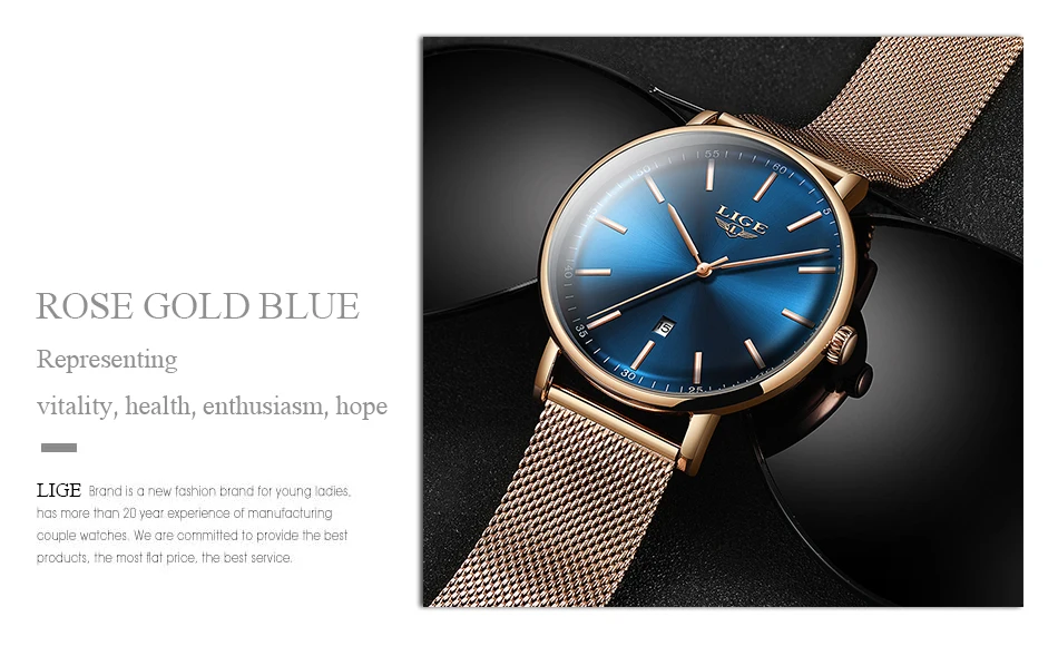 2019 Montre Femme LIGE женские часы люксовый бренд повседневные Простые кварцевые часы для женщин ремешок наручные часы Reloj Mujer Прямая доставка