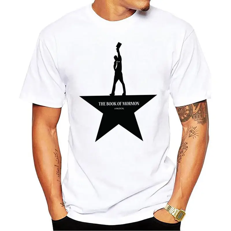 

Fashion Book Of Mormon An American T Shirt Men's Short Sleeve Cotton Printed T-shirt Funny Tees Harajuku Shirts Cool Tops