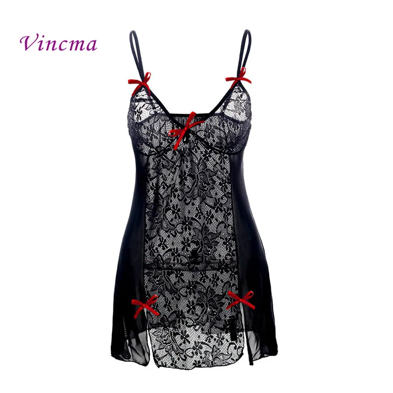 

S M L XL XXL 3XL 5XL 6XL Black and Red Patchwork Deep V Plus Size Lingerie Women Hot Sexy Underwear Lenceria Erotica Dress