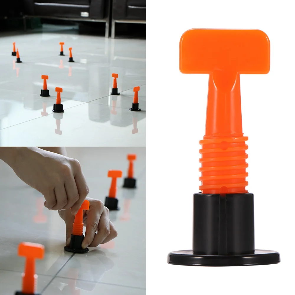 

New 50pcs/Set Level Wedges Tile Spacers For Flooring Wall Tile Carrelage Leveling System Leveler Locator Spacers Plier
