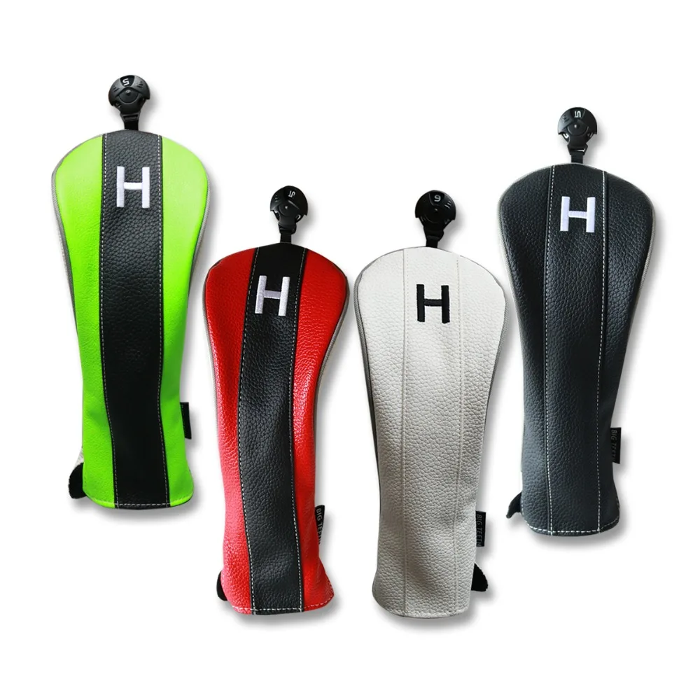 Big Teeth Golf Cover Headcover For Hybrid Rescue Utility UT Club Pu