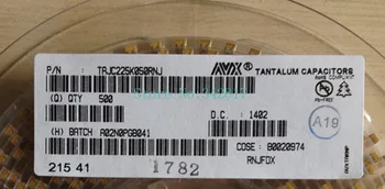 

TAJC225K050RNJ CAP TANT 2.2UF 50V 10% 2312 Capacitors Size C 50pcs