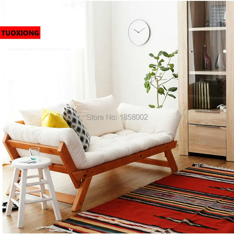 Aliexpress.com : buy balcony leisure sofas folding sofa bed solo ... Sofas madera