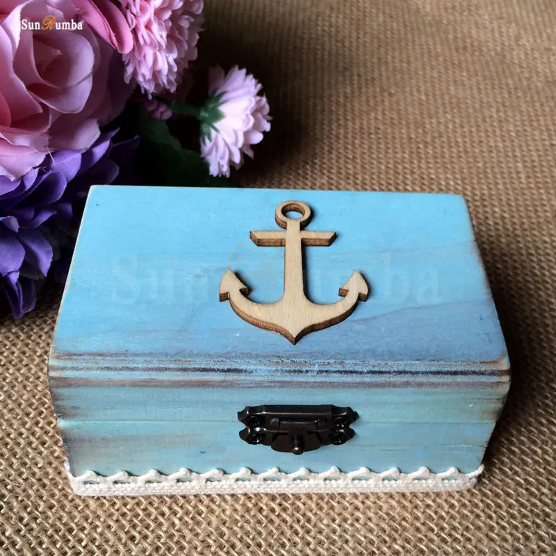 Beach wedding ring box MUW-051-02