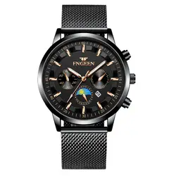 Relojes Hombre Мода 2019 г. для мужчин кварцевые наручные часы человек час аналоговые с указанием даты дисплей мужской Erkek Saat Бизнес Мужские часы