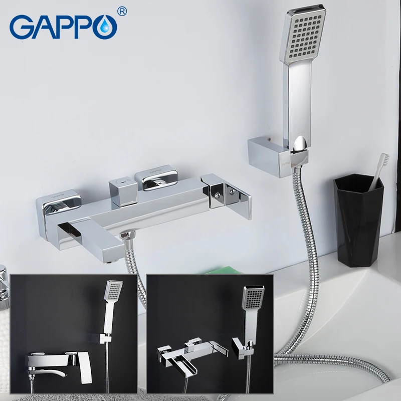 GAPPO смеситель для душа набор для душа смеситель для ванны насадки для душа Водопад ванна смеситель для душа chuveiro do banheiro