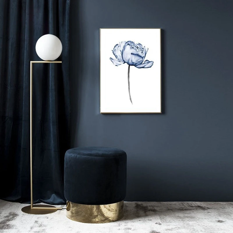 Peony Watercolor flowers print