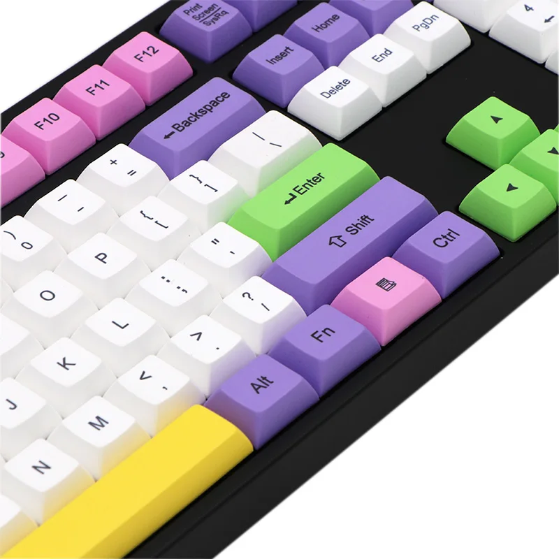 BGKP DSA Icecream Ethermal Dye Sublimation шрифты PBT keycap для проводной USB механическая клавиатура Cherry