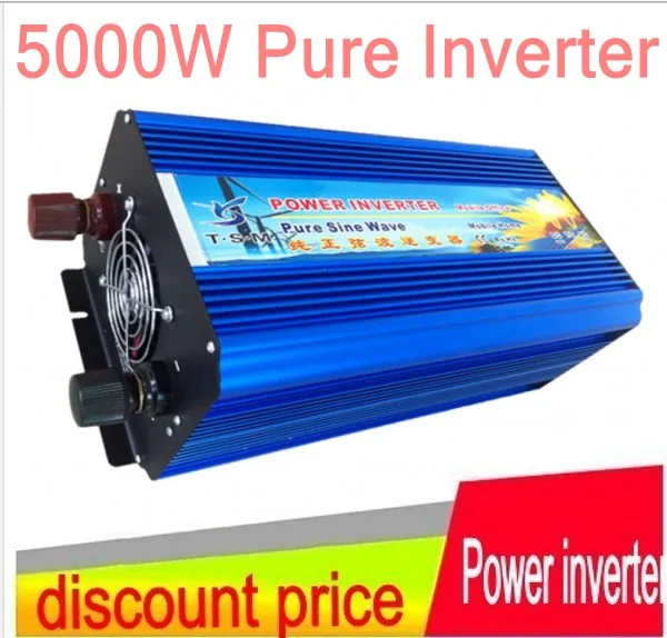 

5000W dc di inverter di potenza AC 5000W Pure Sine Wave Power Inverter 48V DC To 230V AC Output