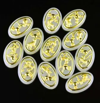 

Gold and Tian jade gold inlaid jade monkey 12 Zodiac is the birth of the gift pendantH76#