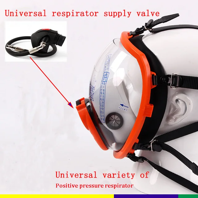 The New Fire respirator gas mask high quality Fire / anti-virus type respirator mask Emergency Rescue High temperature mask 2