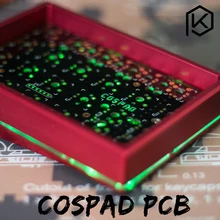 

cospad Custom Mechanical Keyboard Kit up tp 24 keys Supports TKG-TOOLS Underglow RGB PCB 20% programmed numpad XD21 XD24
