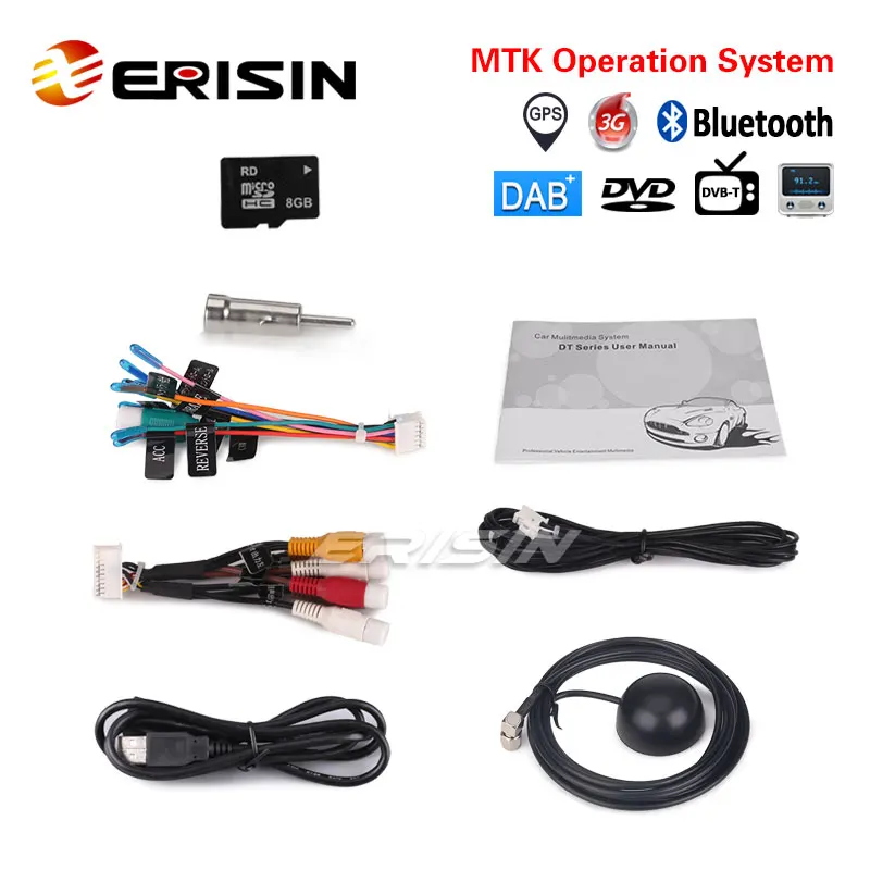 Excellent Car DVD CD Player Erisin ES7189F 7" Win8 UI Stereo GPS DAB+ System for Ford Focus Galaxy C-Max S-Max 5