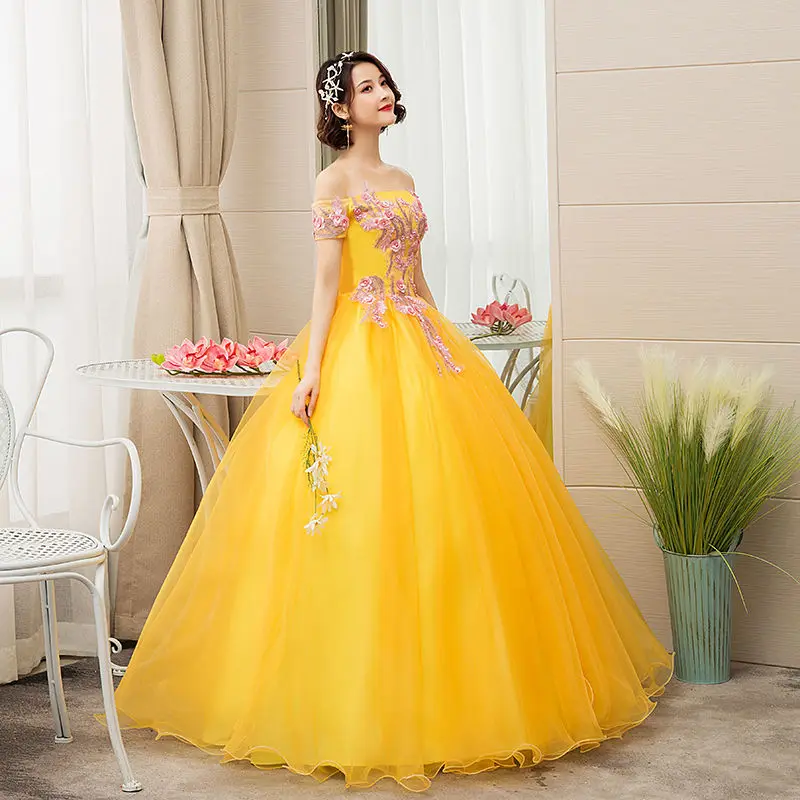Quinceanera Dresses New The Golden Off The Shoulder Lace Vestidos 15 Anos Party Party Prom Quinceanera Gown