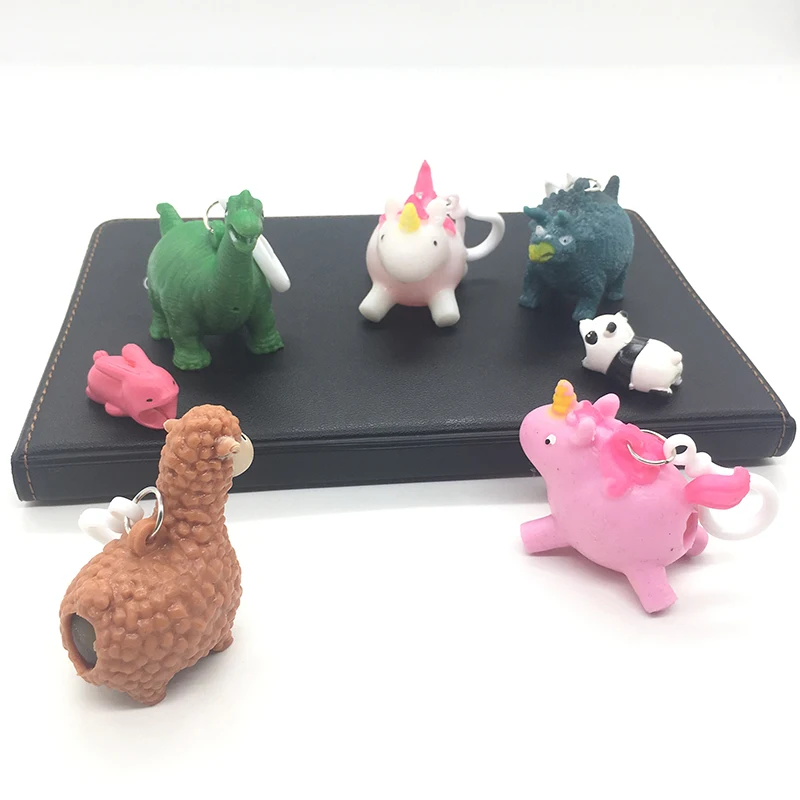 3 шт. милый чехол с животным узором TPR Squishy Vent липкие игрушки креативные резиновые