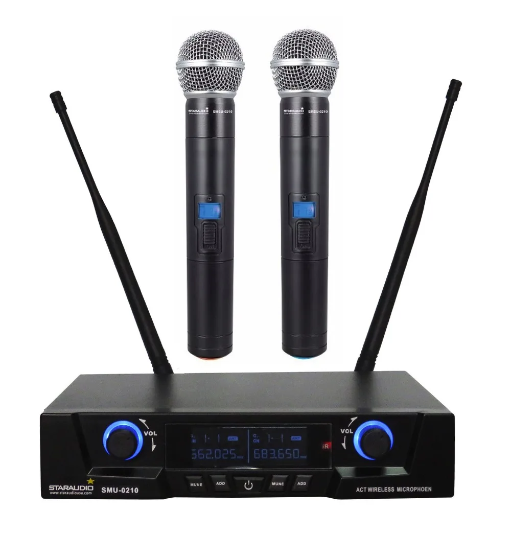 2ch uhf wrieless mic smu0210