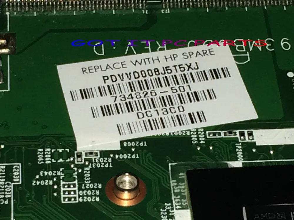 STOCK +FREE SHIPPING 734826-501 Laptop Motherboard For HP Pavilion 15-N NOTEBOOK PC wholesale new 734826 501 734826 001 laptop notebook motherboard for hp pavilion touchsmart 15 15 n a4 5000m series