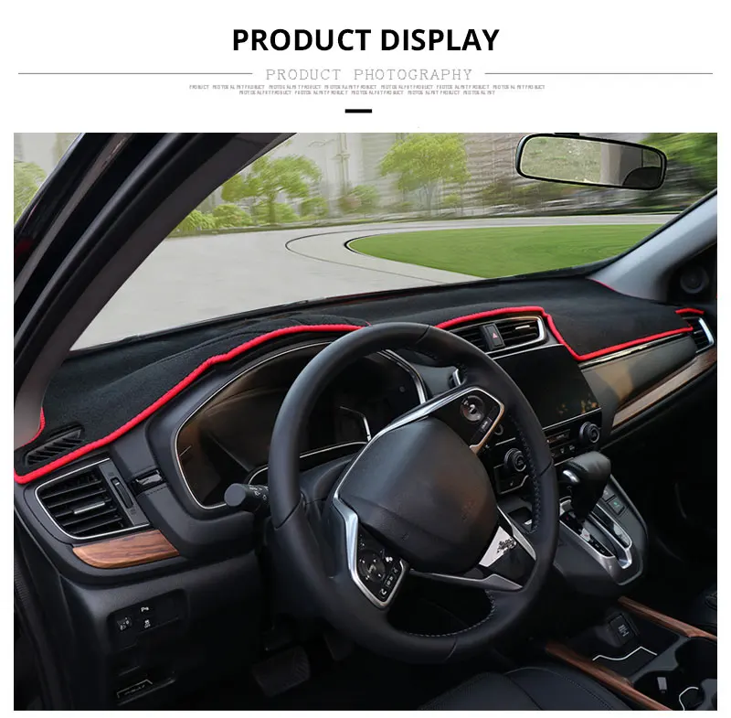 For LHD Honda CRV 2017 2016 2015 2014 2013 2012 Car Dashboard Mat Cover Pad Auto Shade Cushion Interior Car-styling Accessories (8)
