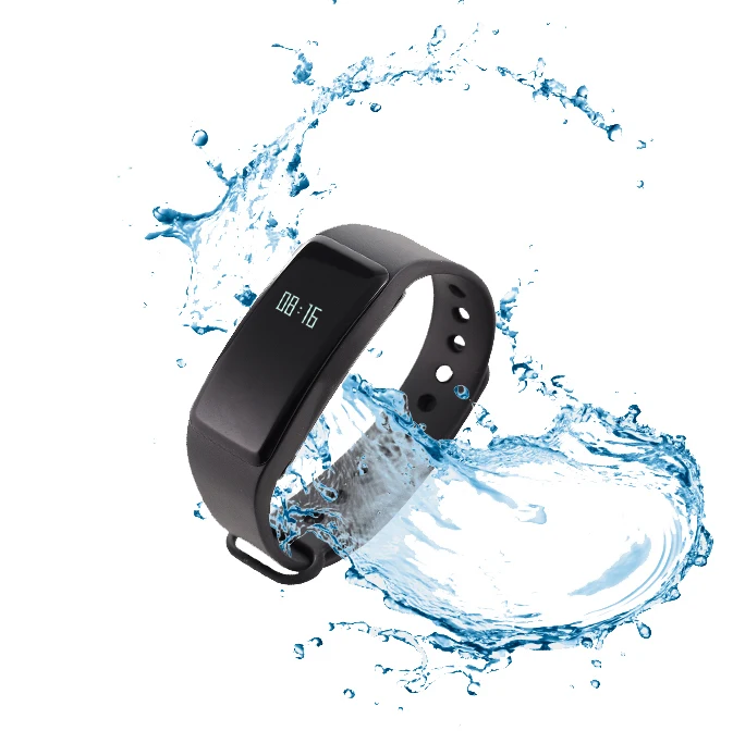ip67 waterproof sports bluetooth bracelet fitness wrist band time display free shipping