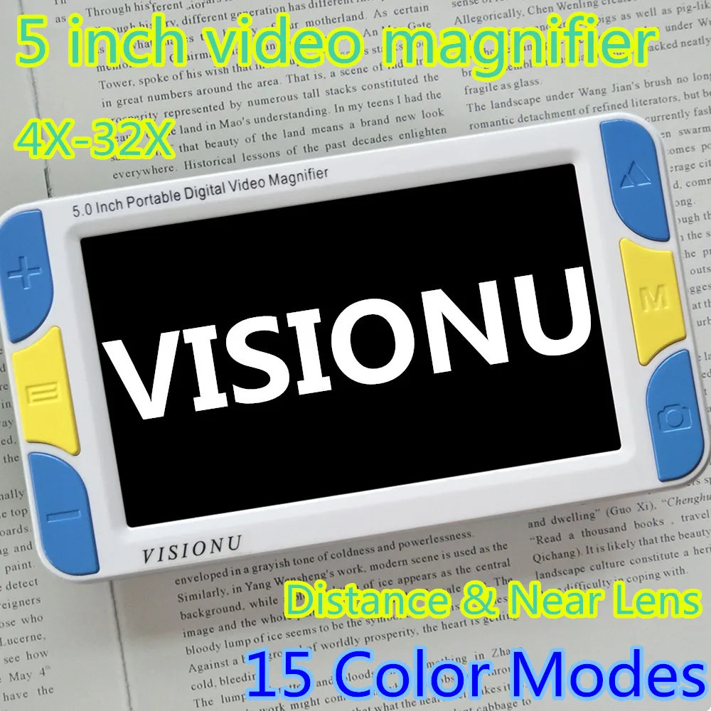 

Low Vision 5 inch LCD Pocket Video Magnifier Reading Aid,Video Digital Magnifier Portable Handheld electronic microscope