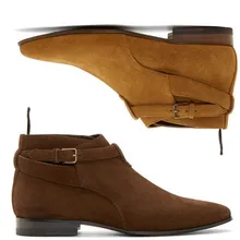 Хороший ручной работы зимние сапоги с пряжкой Ботинки Kanye West Челси Обувь Martin из натуральной кожи Стиль Сапоги и ботинки для девочек Обувь Повседневное мотоциклетные Мужская обувь MID