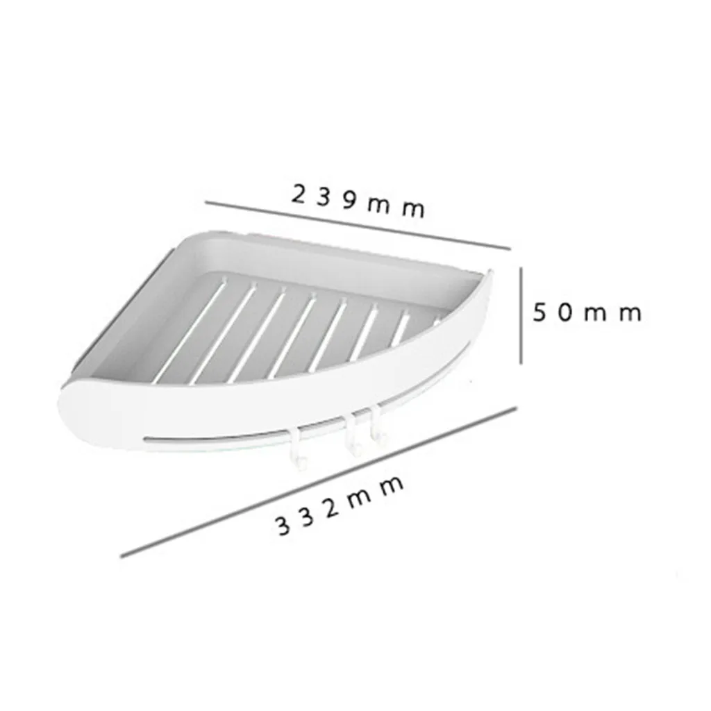 Угловой держатель для хранения, полки для ванной, треугольная душевая полка, угловой держатель для хранения, органайзер, стойка на присоске, дизайн