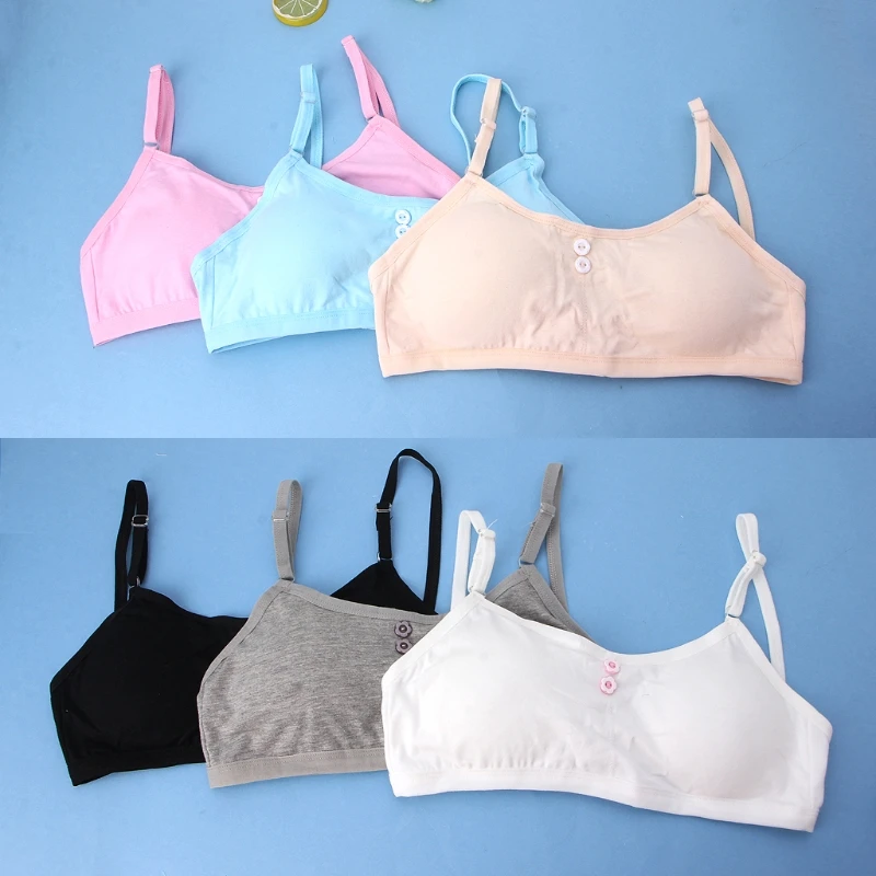 Buy KaQI Puberty Girl Underwear Set Teenage Cotton One-Piece Underwear For Young  Girl KS1041 in the online store Shop1461913 Store at a price of 11.99 usd  with delivery: specifications, photos and customer