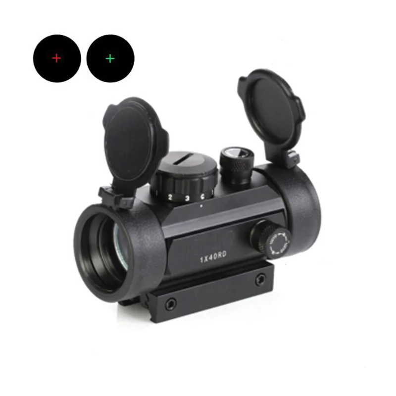 

New 1x40 hunting rifle outdoor air gun tactics inside the red dot sight with guide rail and pipe precision aseismic sight