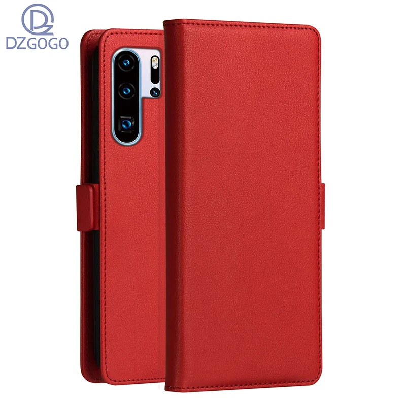 

DZGOGO Magnet Flip Wallet Book Phone Case Leather Cover On For Huawei P30 Lite Pro P 30 P30Lite P30Pro 4/6/8 64/128/256 GB Light