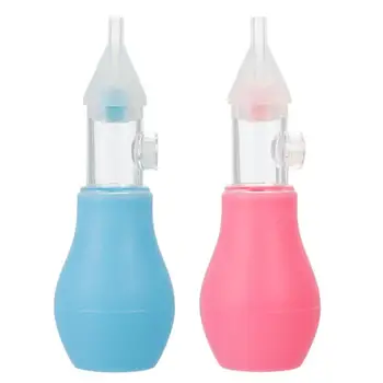 

Baby Silicone Nasal Aspirator Toddler Nose Cleaner Infants Snot Sucker Infant Snot Vacuum Sucker Soft Tip Cleaner Baby Care Tool