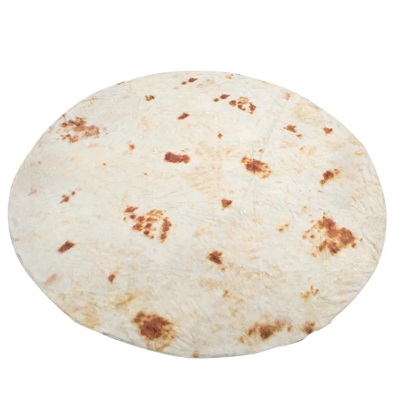 Tortilla обертывание одеяло шерпа s человека буррито мексиканское флис мягкий