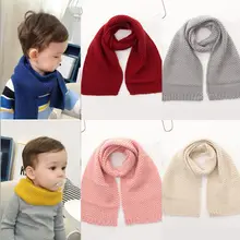 Осенне-зимний теплый воротник Детский шарф для мальчиков и девочек Детские шейные шарфы с круглым кольцом