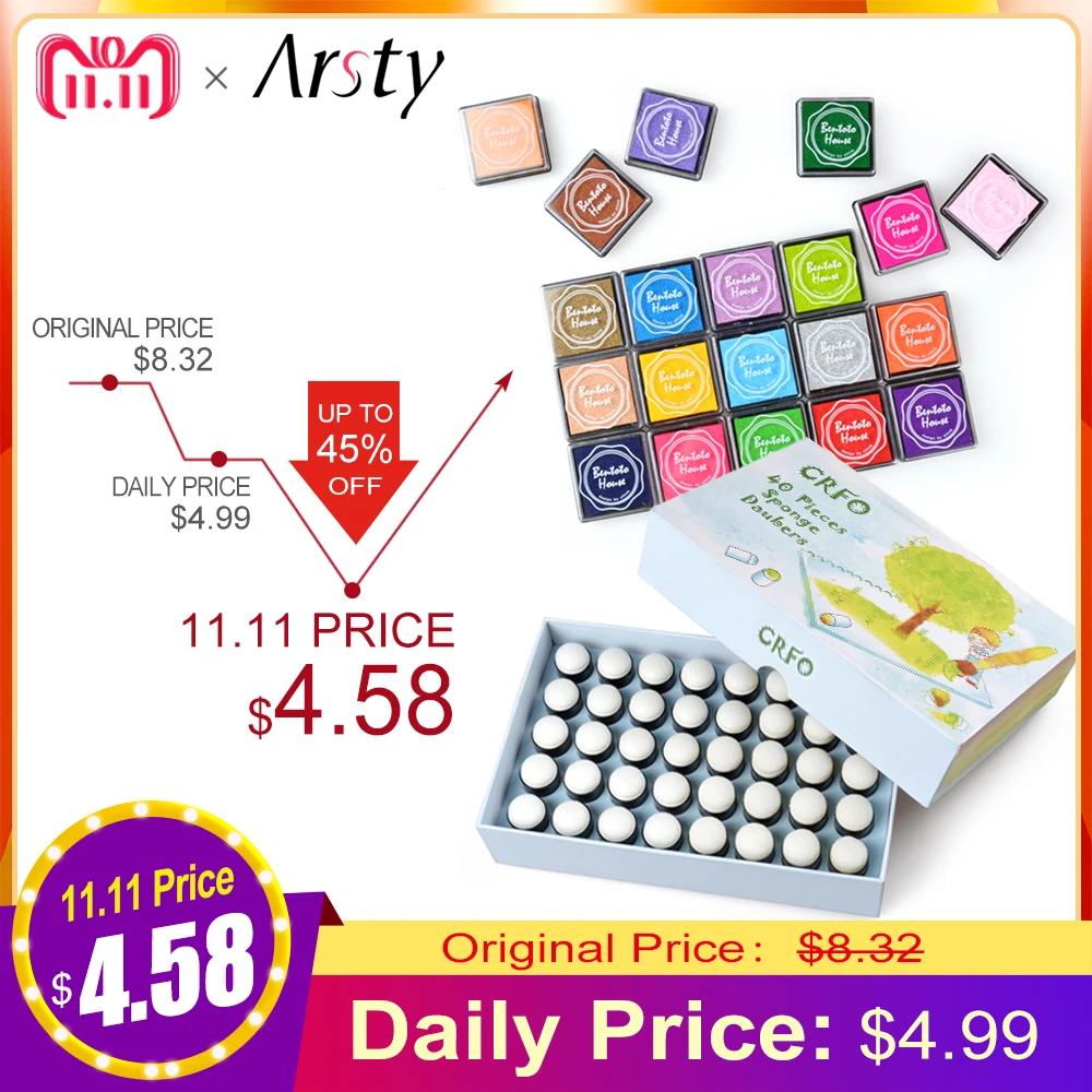 Buy ELERA Sponge Finger Daubers Foam With Box Finger