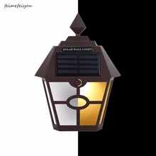feimeifeiyou Sun Powered Outdoor Patio Deck Yard Lamps Light Sensor Auto On/Off Brown/Black White/Warm White for garden fench
