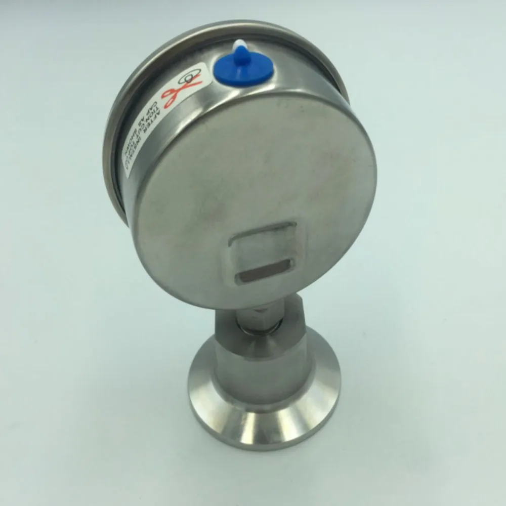 15in 505mm tri bracadeira membrana pressao gauge ss304 01