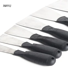 7 шт. утолщенной нержавеющая сталь шпатлевка ножи Ручка скребки " 2" " 4" " 6" шпатлевка нож-скребок для строительные инструменты