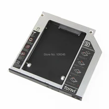 Laptop HDD Caso OptiBay Universal 9.5mm SATA A SATA De Aluminio De Plástico SEGUNDO HDD DISCO DURO caddy para Sony ASUS ACER HP Dell Benq