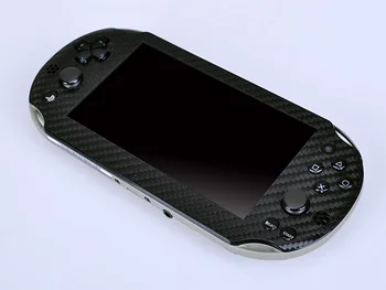 

Black Carbon Fiber Vinyl Skin Sticker Protector for Sony PS vita 2000 PSvita PSV 2000 skins Stickers for PSV2000
