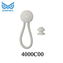 10 комплектов белый амортизационный шнур клип петля Лодка грузовик брезент холст крышка с ручкой