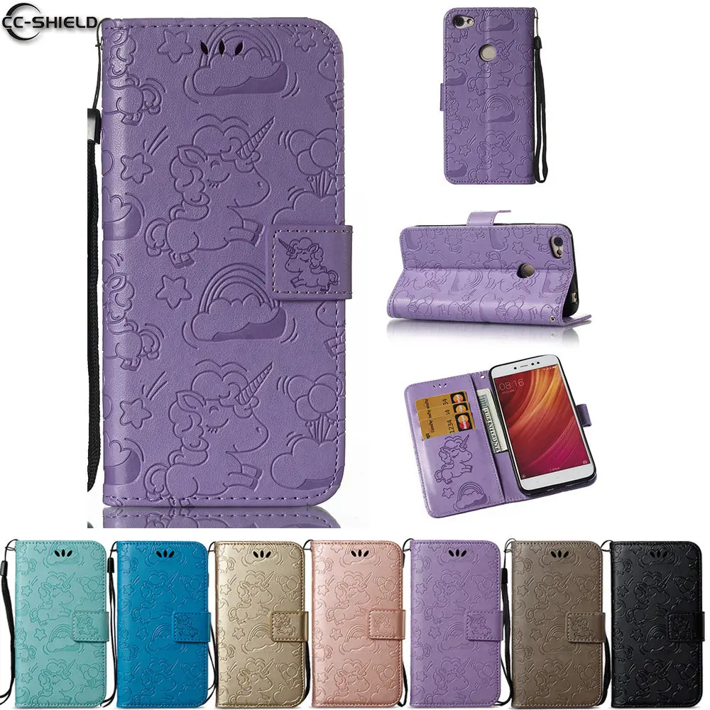 Case for Xiaomi Redmi Note 5A 5 A Prime Solid Color Flip PU Leather Wallet Cover Case for Xiaomi Redmi Note A5 Prime Redmi Y1