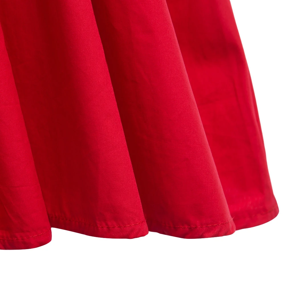 VESTLINDA 2017 New Off Shoulder Sunmmer Women Dress Short Sleeve Elastic Waist A-line Mini Dress Plus Size Dresses Red Vestidos 8