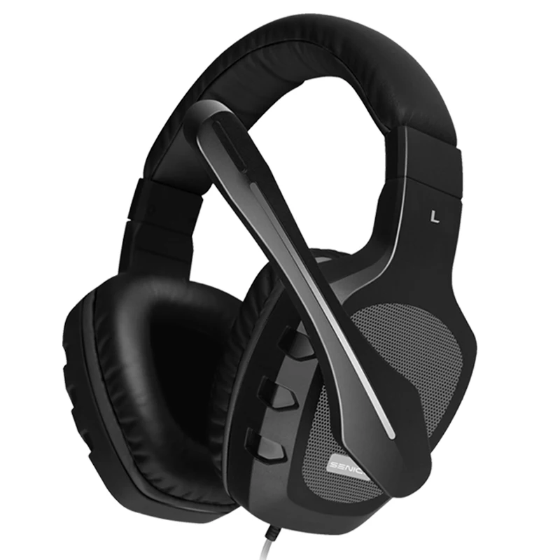 SENICC A1 светильник мощный бас игровые наушники SoundSmart шумоподавление микрофон