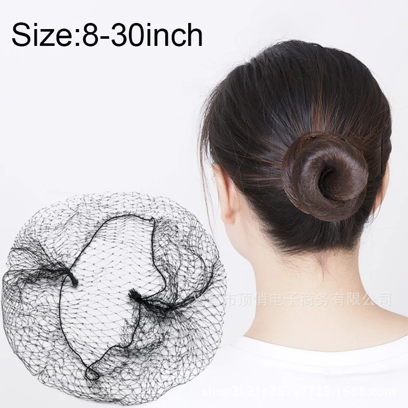 100pcs Lot French Hair Nets Nylon Invisible Hair Net Star Dance
